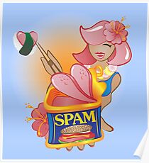 Spam - The Hawaiian Treat Poster