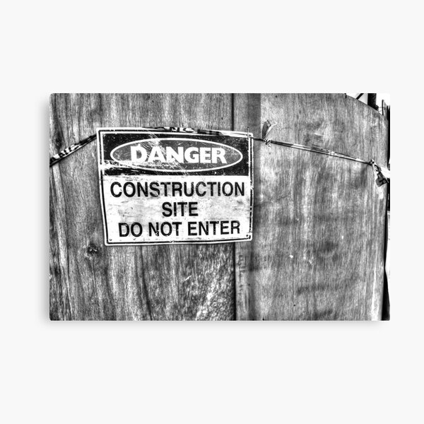Construction Site. Canvas Print