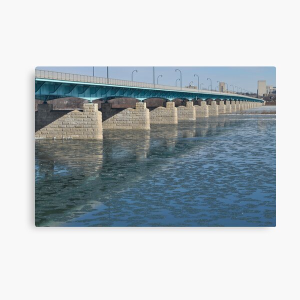 Icy Reflection - Harrisburg, PA Canvas Print