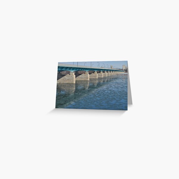 Icy Reflection - Harrisburg, PA Greeting Card