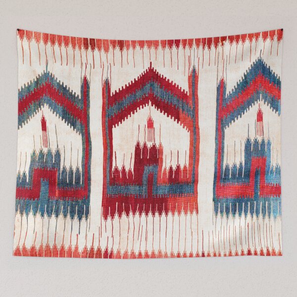 Item preview, Karapinar  Antique Turkish Kilim Saf Print designed and sold by Vicky Brago-Mitchell®.