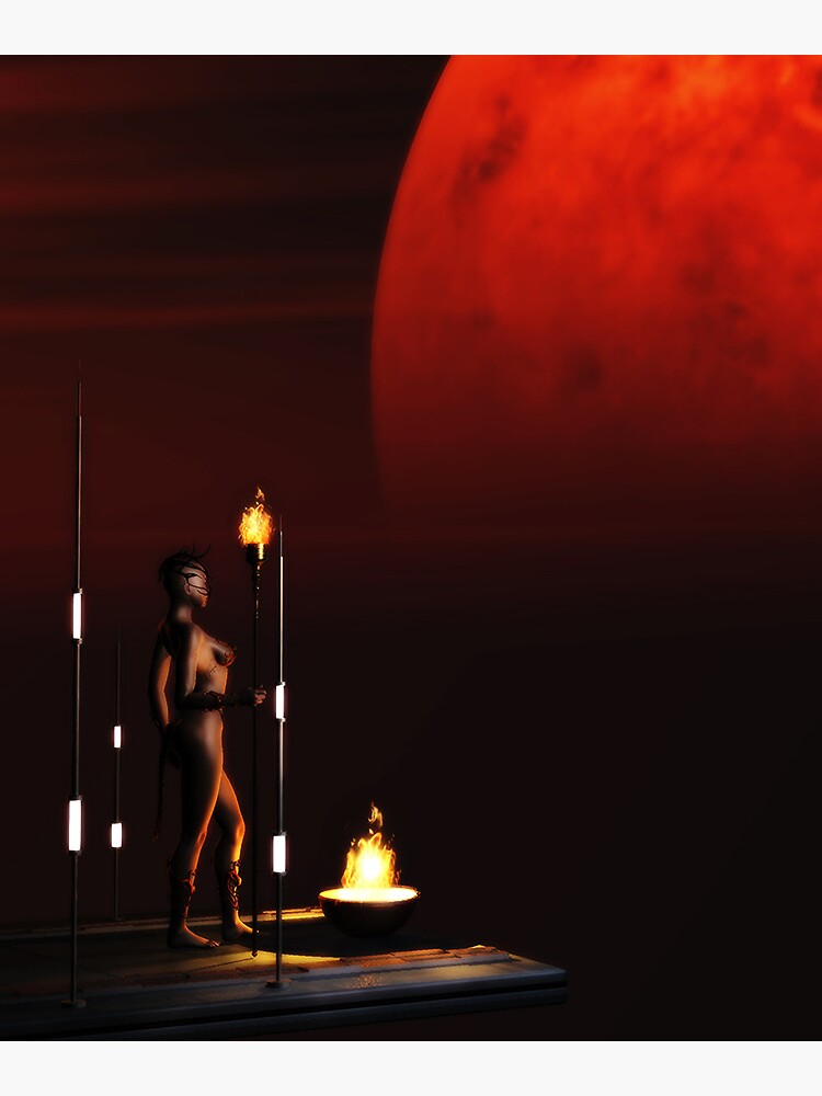 Thumbnail 3 of 3, Poster, RedMoon designed and sold by FrankThomas.