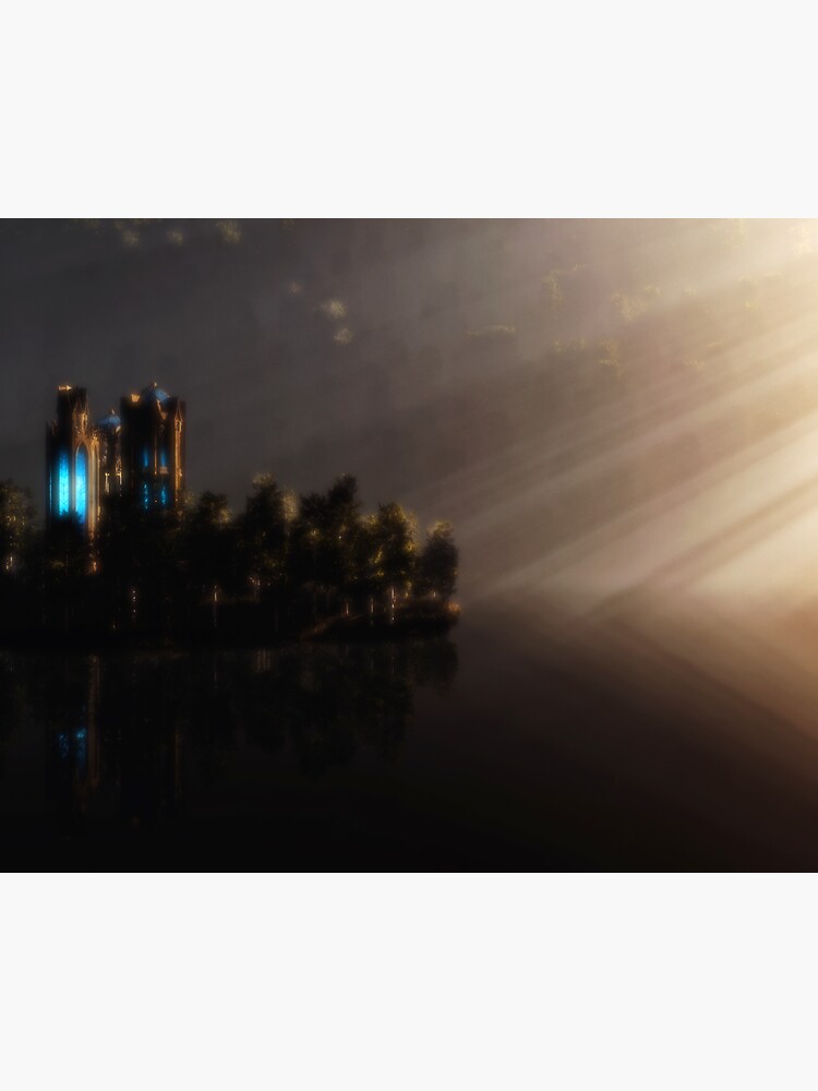 Thumbnail 2 of 2, Greeting Card, Elven Temple designed and sold by FrankThomas.