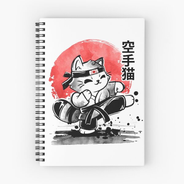Item preview, Karate cat designed and sold by NemiMakeit.