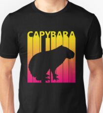 Retro 1980s Capybara Unisex T-Shirt