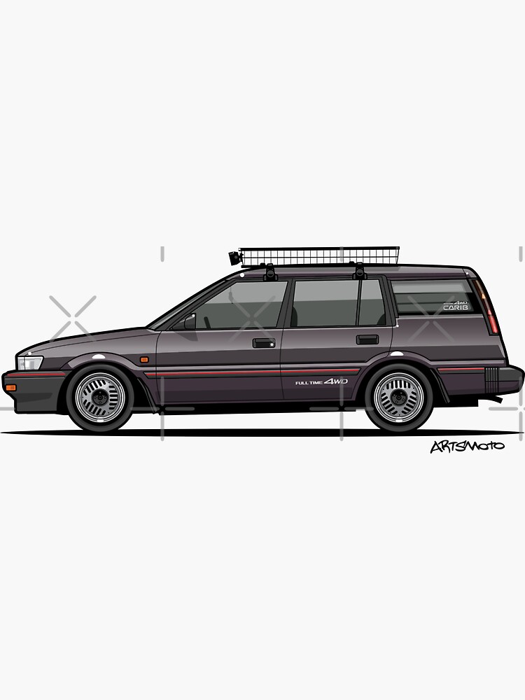 Toyota Corolla Touring Sports vector drawing