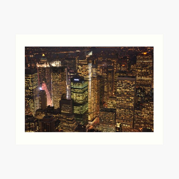 City Lights Art Print