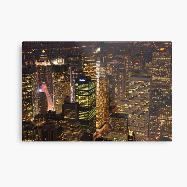 City Lights Metal Print