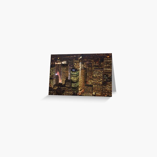 City Lights Greeting Card