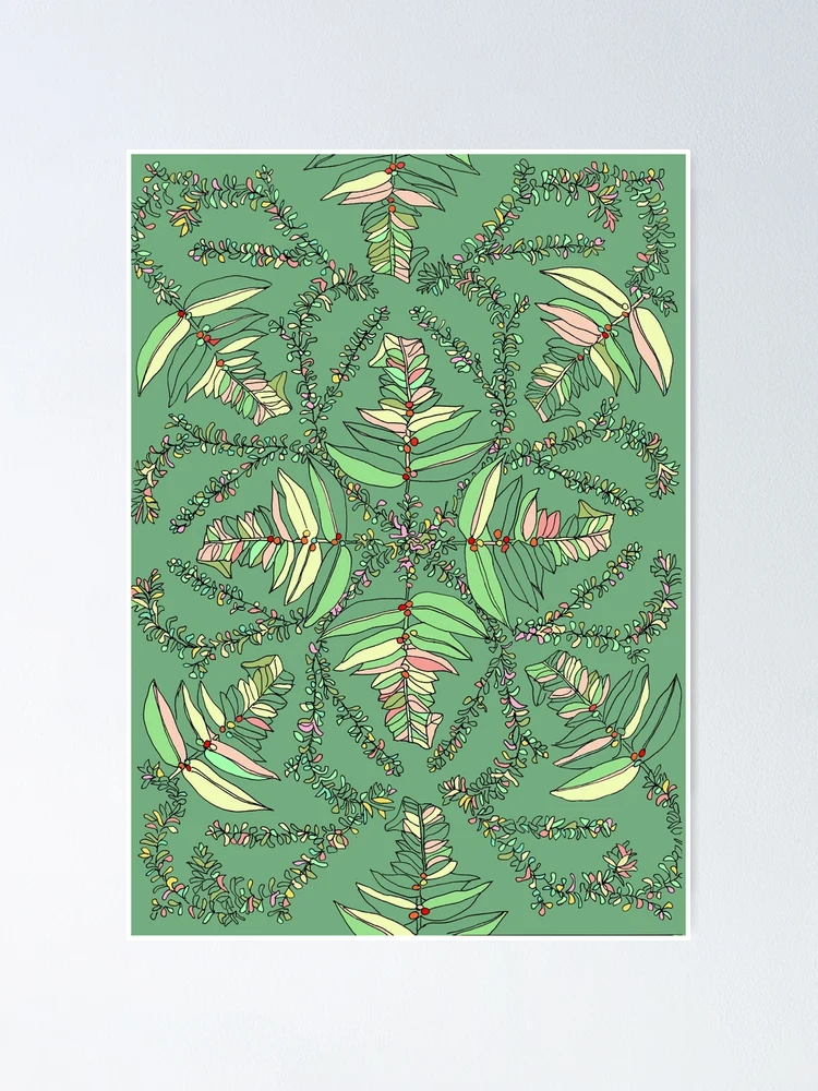 Thumbnail 1 of 3, Poster, Pattern 01 designed and sold by AtelierAM.