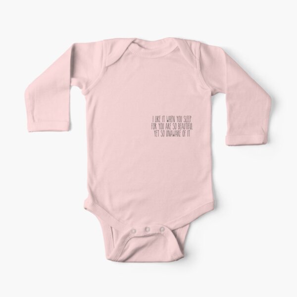 Pink Long Sleeve Baby One Piece For Sale Redbubble