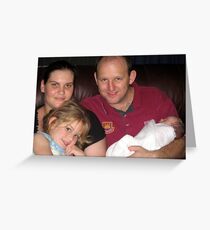 Peter's Family Greeting Card