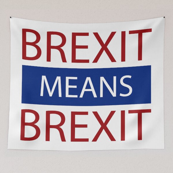 Artikelvorschau, Brexit bedeutet Brexit, Leave Means Leave entworfen und verkauft von DavidLeeDesigns.
