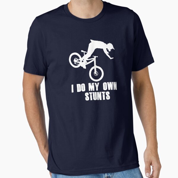 Item preview, I Do My Own Stunts Funny Mountain Biking / MTB Cycling Gifts for Cyclists! designed and sold by chriswilson111.