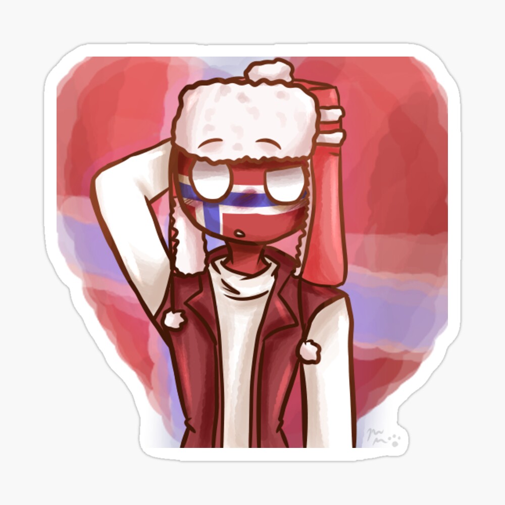 Merica (CountryHumans) Sticker for Sale by Norway-Addict