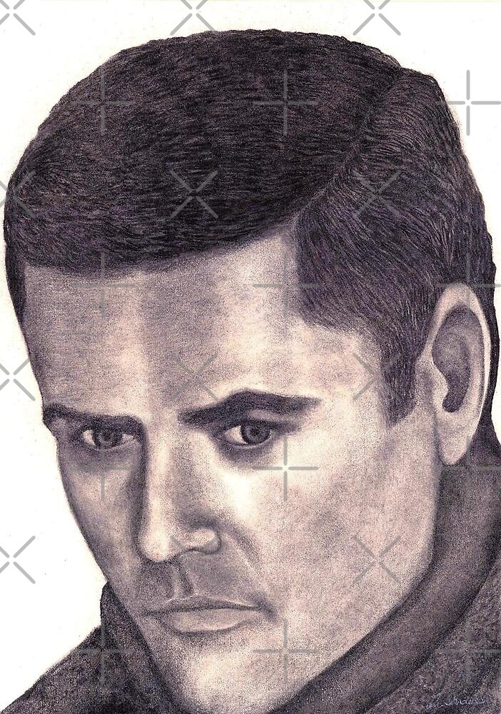“Donny Osmond celebrity portrait” by Margaret Sanderson | Redbubble