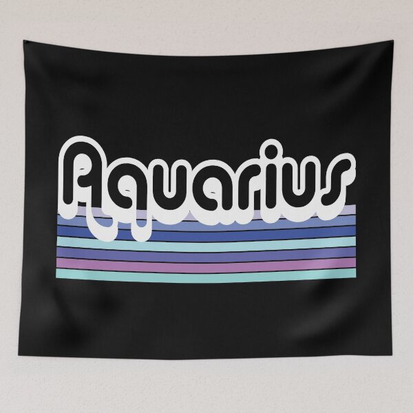Item preview, Throwback Old School Aquarius Graphic designed and sold by maggiecuda.
