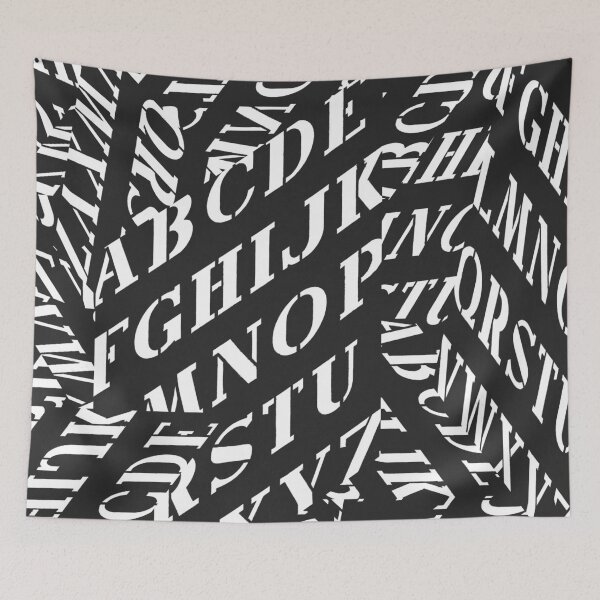 Item preview, Bold Stencil Font Black and White 2 designed and sold by Gracie Tracy.