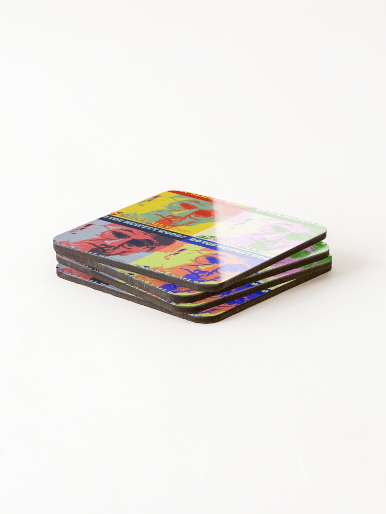 Alternate view of Respect All Wood Coasters (Set of 4)