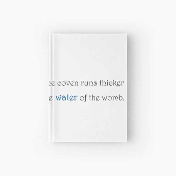 The blood of the coven Hardcover Journal