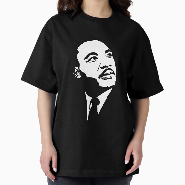 Item preview, Martin Luther King / MLK, black and white silhouette illustration designed and sold by Marcin Adrian.