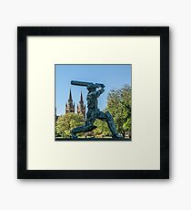 Sir Donald Bradman (The Don) Framed Print