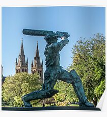 Sir Donald Bradman (The Don) Poster
