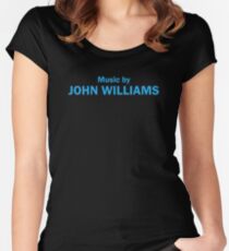 Music by John Williams Fitted Scoop T-Shirt
