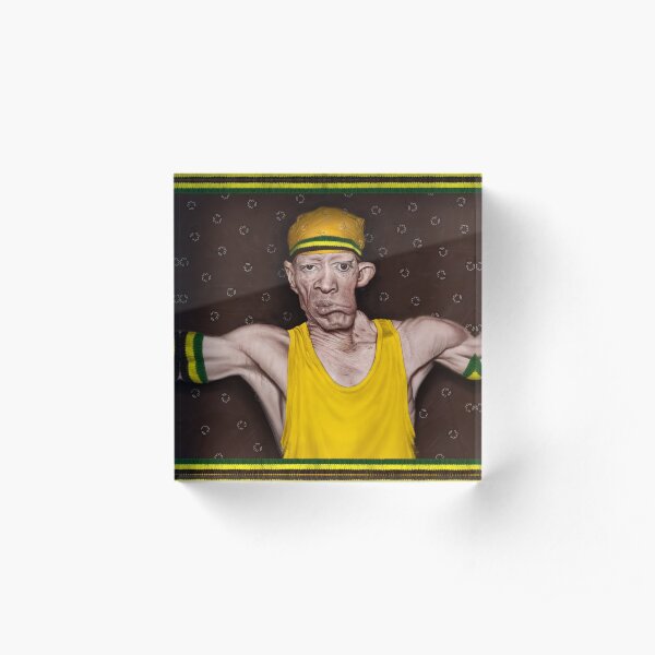 King Yellowman Acrylic Block