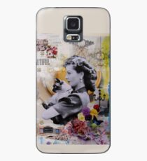 Funda/vinilo para Samsung Galaxy Vivien Leigh y gato siamés