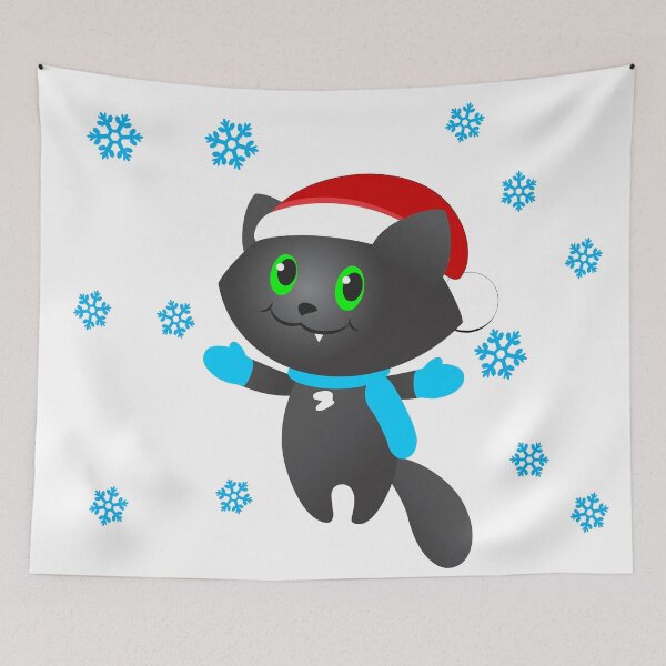 Artikelvorschau, Weihnachten Cheer Cat entworfen und verkauft von Kitsulie.