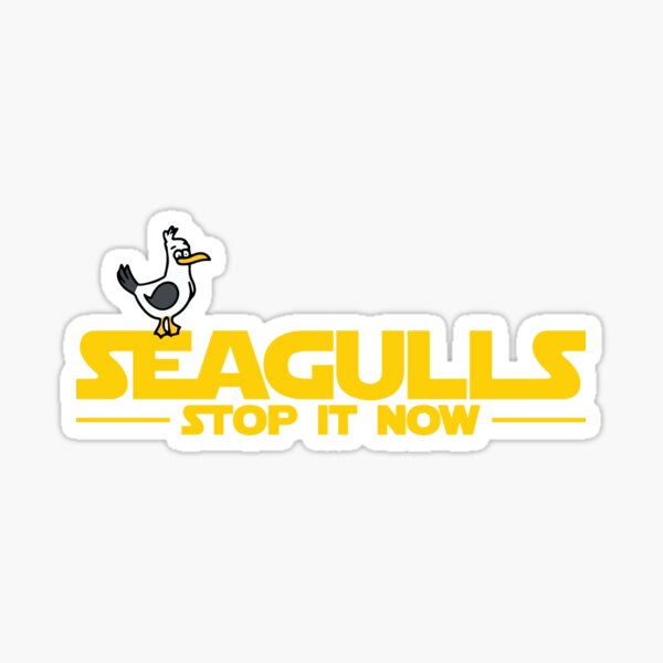 Item preview, seagulls, stop it now! yellow solid designed and sold by Ashley Castleton.