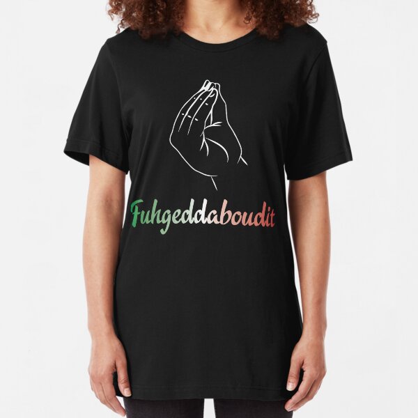 Fuhgeddaboudit | Italian Pride Slim Fit T-Shirt