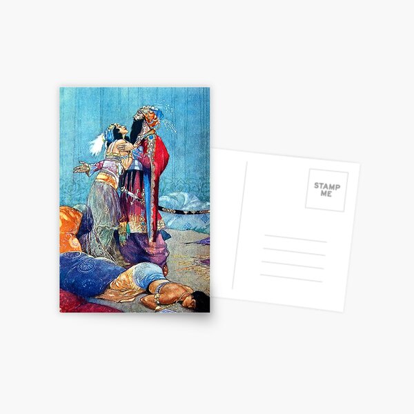 Scheherezade - Arabian Nights - Rene Bull Postcard