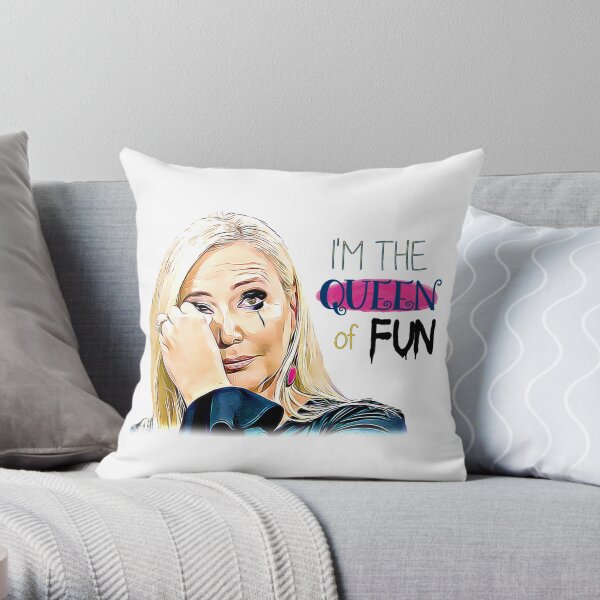 RHOC - Shannon - Queen of Fun Throw Pillow