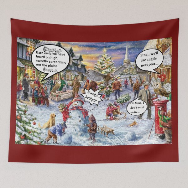 Item preview, Barn Owls we Have Heard Xmas designed and sold by reallypathetic.