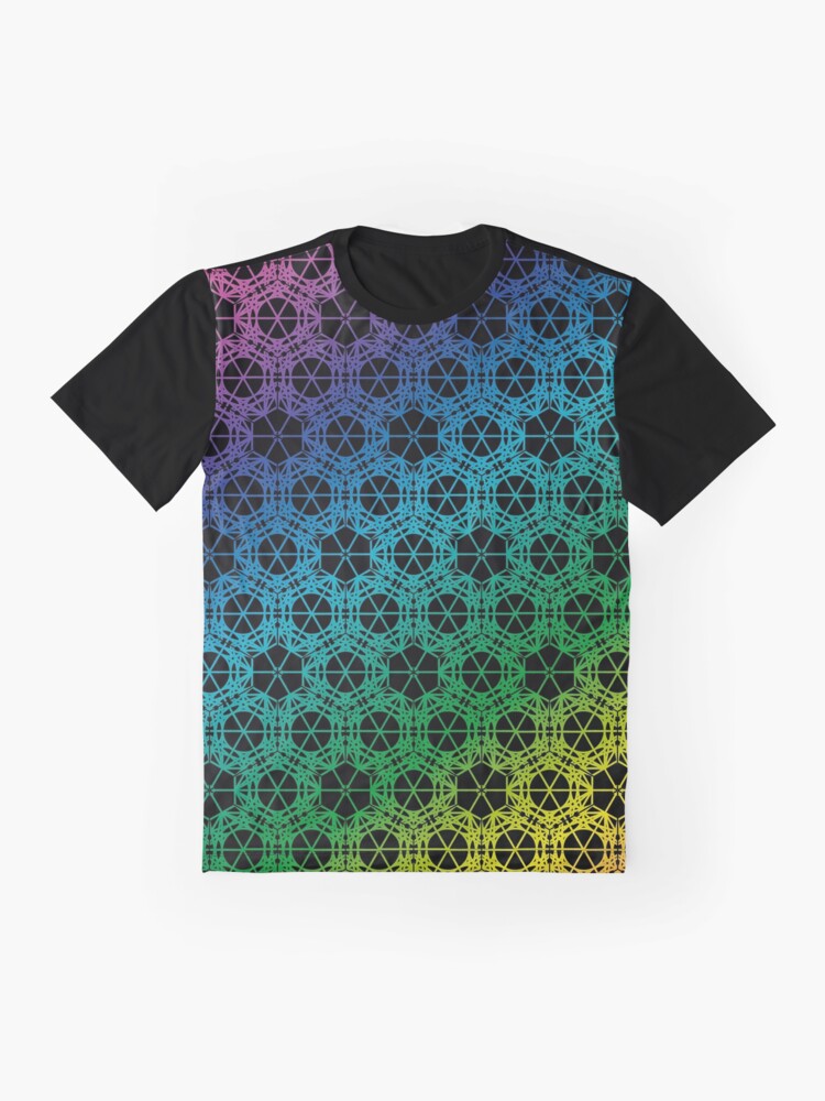 Vista alternativa de Camiseta gráfica Figuras y colores