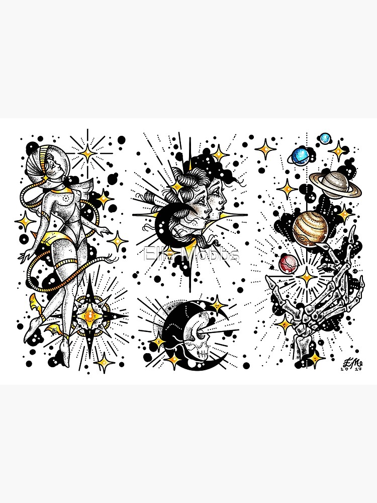 Meri Meri - Space Tattoo Sheet – SANNA baby and child