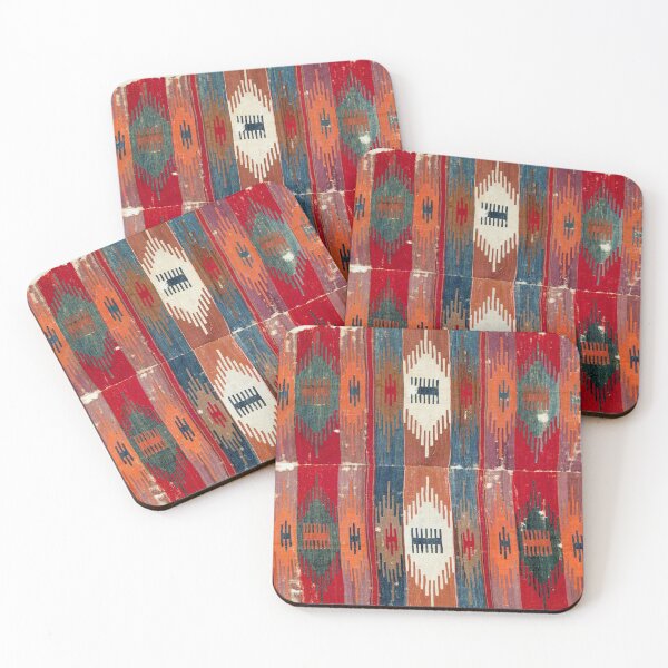 Item preview, Afyon  Antique Turkish Kilim Print designed and sold by Vicky Brago-Mitchell®.