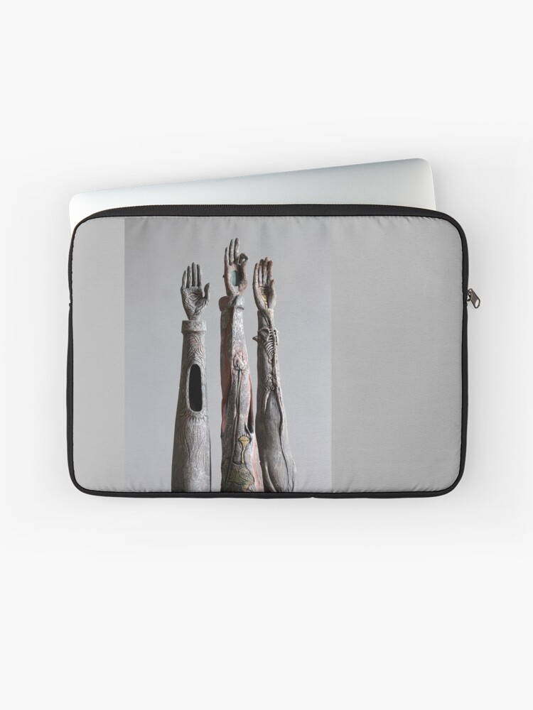 Thumbnail 1 of 2, Laptop Sleeve, helpful hands delivering goodness designed and sold by MonaShiber.