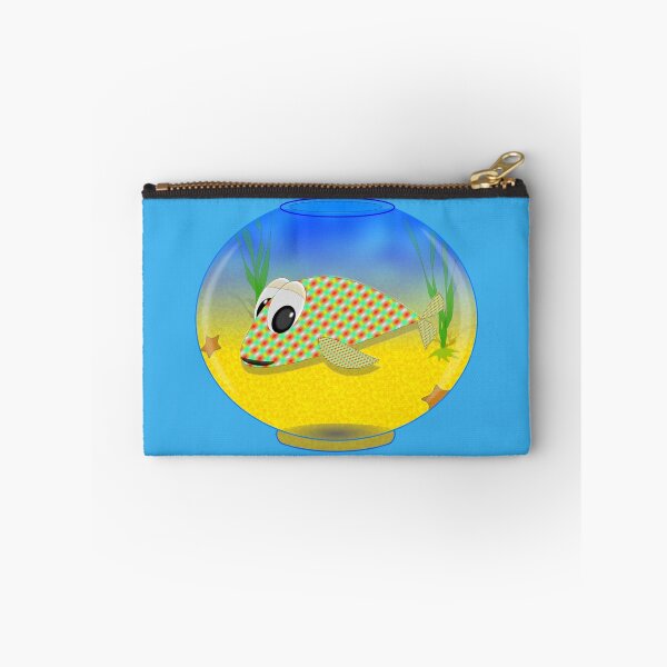Item preview, Cute Cartoon Fish In Tank designed and sold by Almdrs.