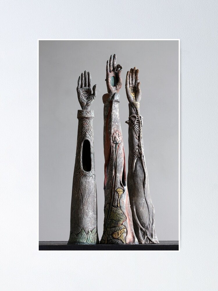 Alternate view of helpful hands delivering goodness Poster