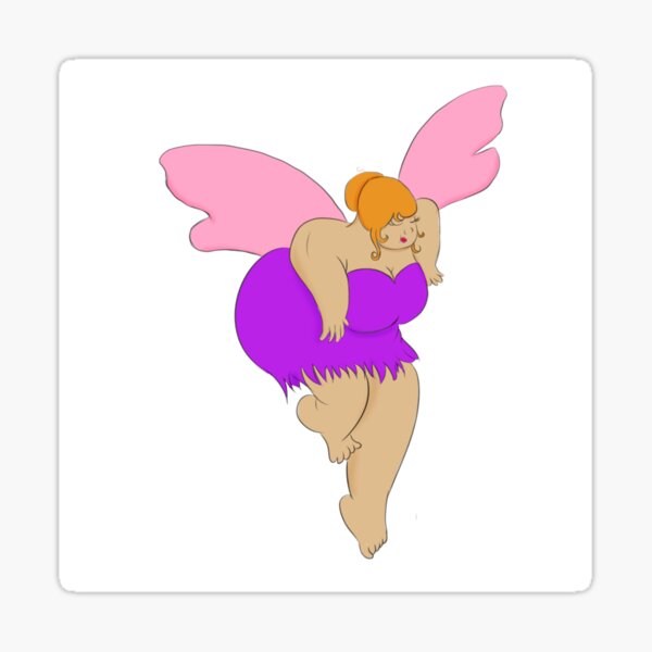 Curvy Fairy No Background Sticker