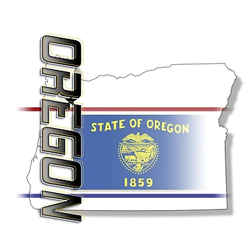Artwork thumbnail, Oregon - Vertical by Bartrand Design Studio