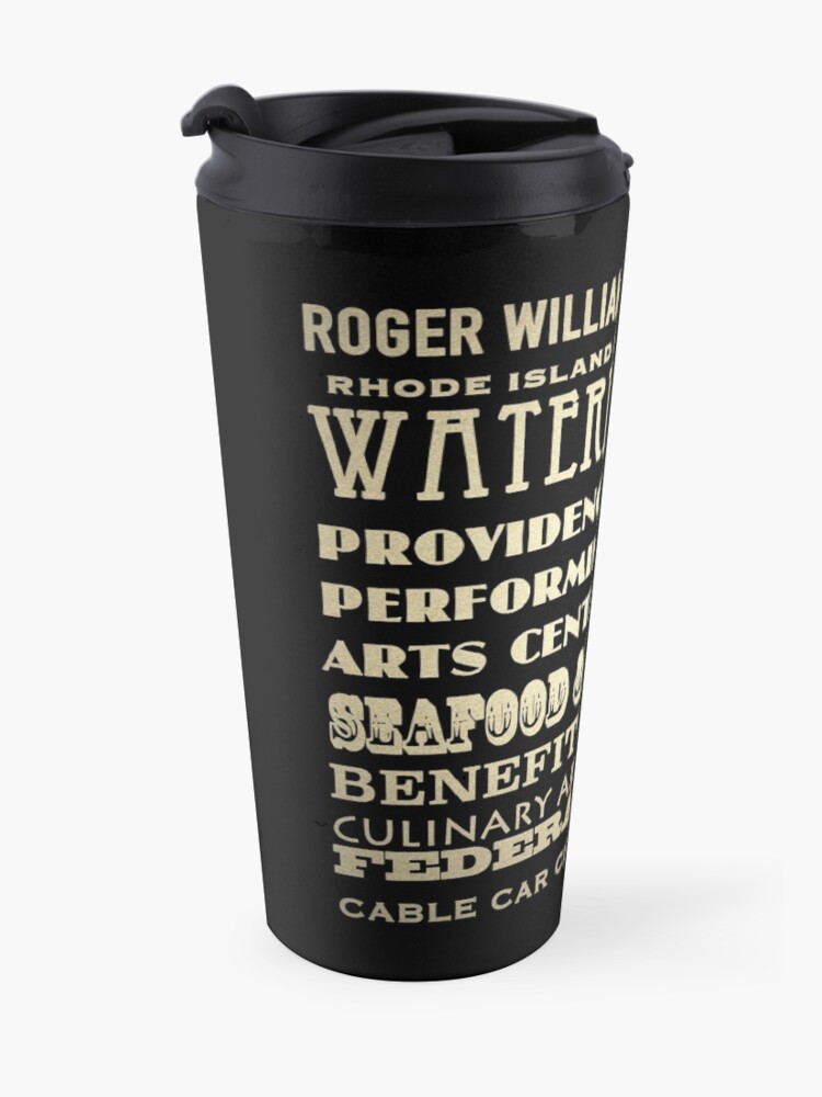 Alternate view of Providence Rhode Island Famous Landmarks Travel Mug