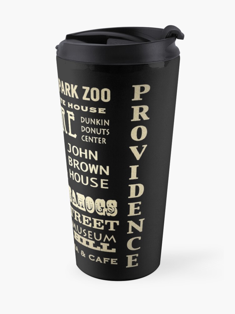 Alternate view of Providence Rhode Island Famous Landmarks Travel Mug
