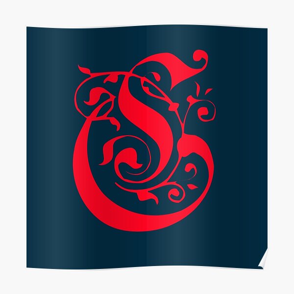 scarlet letter C Poster