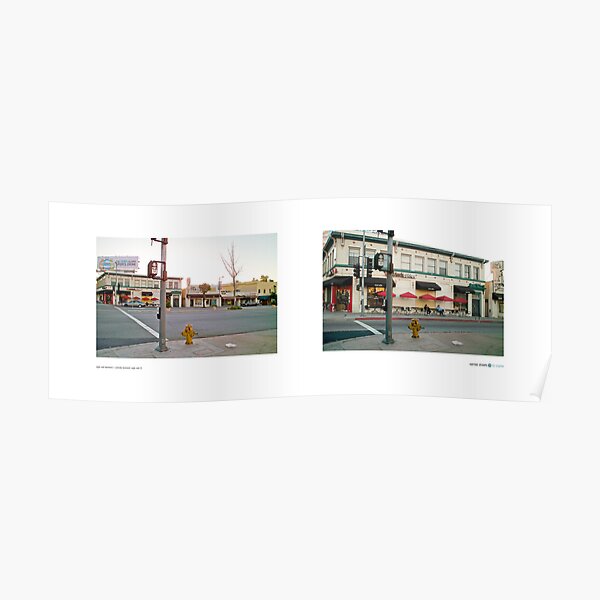 Eagle Rock Boulevard + Colorado Boulevard, Eagle Rock (I), California, USA...narrowed. Poster