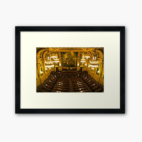 PA House of Representatives Room-Harrisburg, PA Framed Art Print