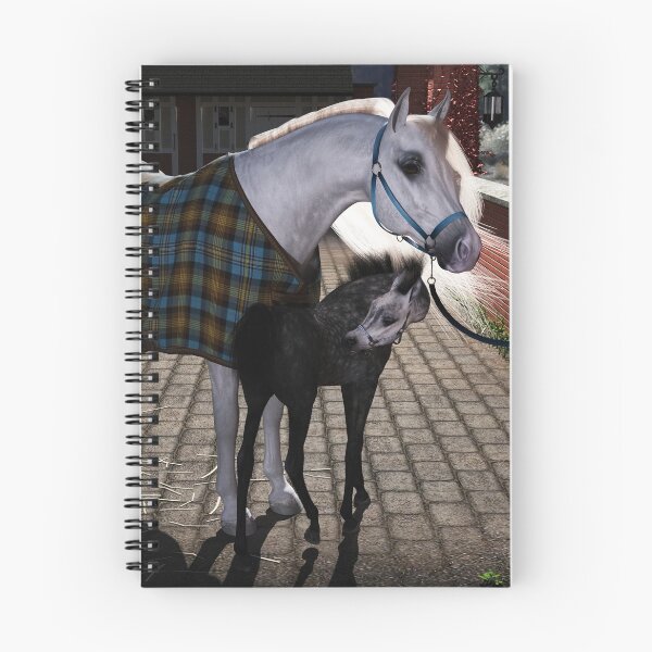 Item preview, Arabian Mare & Foal at Stables designed and sold by Rae134.